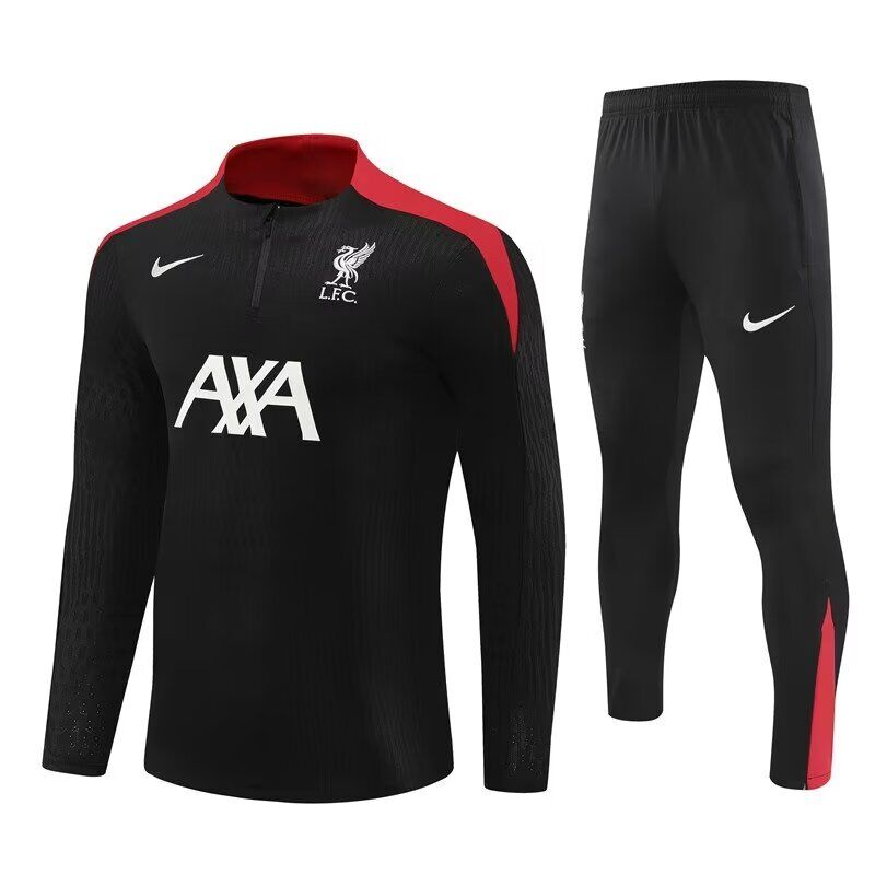 AAA Quality Liverpool 24/25 Tracksuit - Black/Red